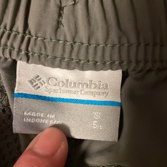 Columbia Brand Women's Small Sandy River Shorts Stone Green Elastic Waist - Picture 2 of 4